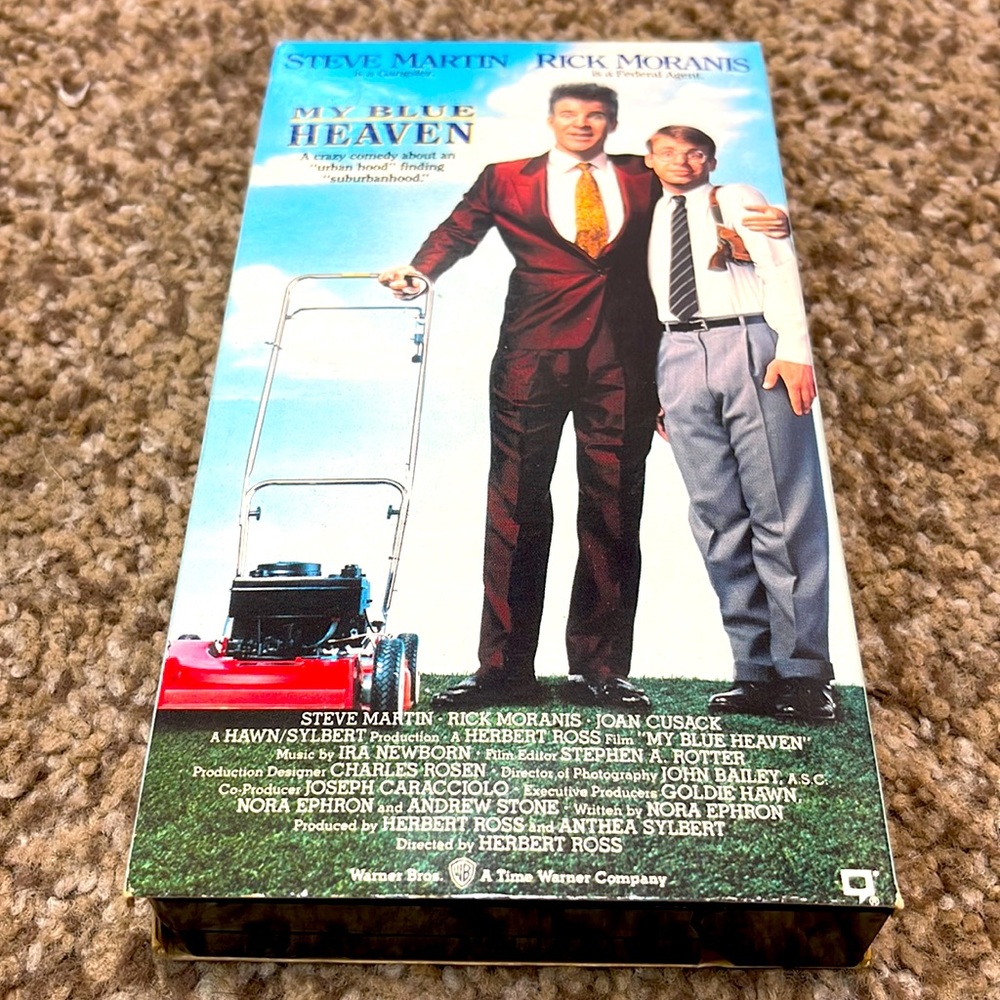 My blue Heaven, VHS, 1990 Steve Martin, Rick Moranis videotape